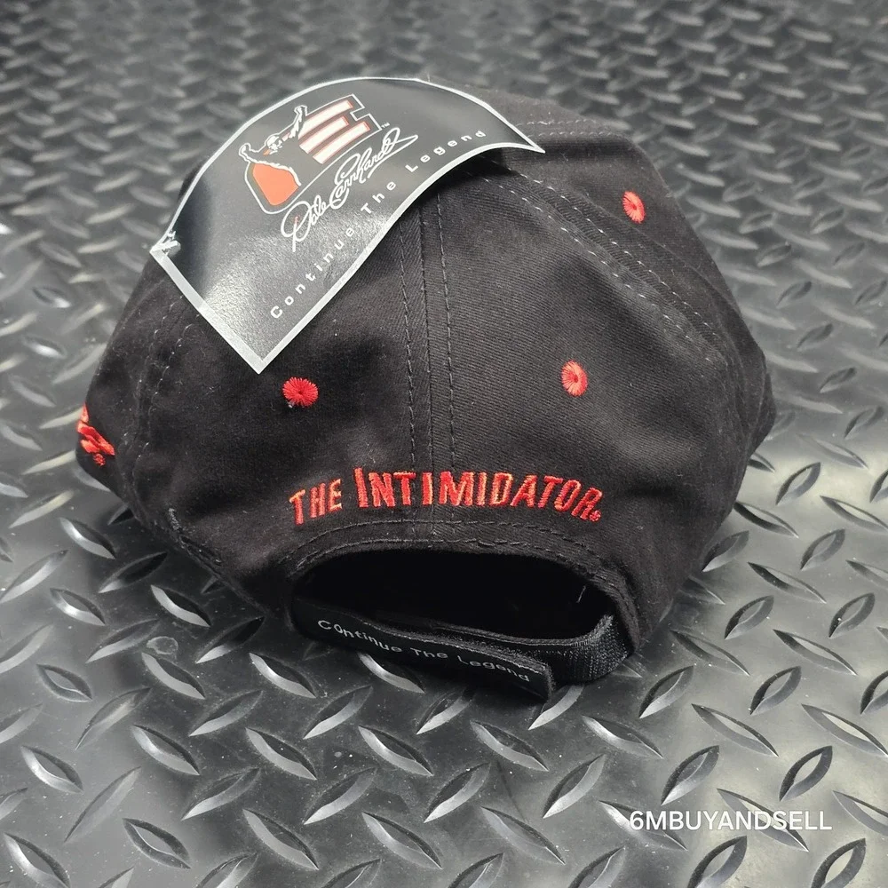 Vintage 1990s Dale Earnhardt‎ #3 Sharktooth Strap back Hat NWT Intimidator